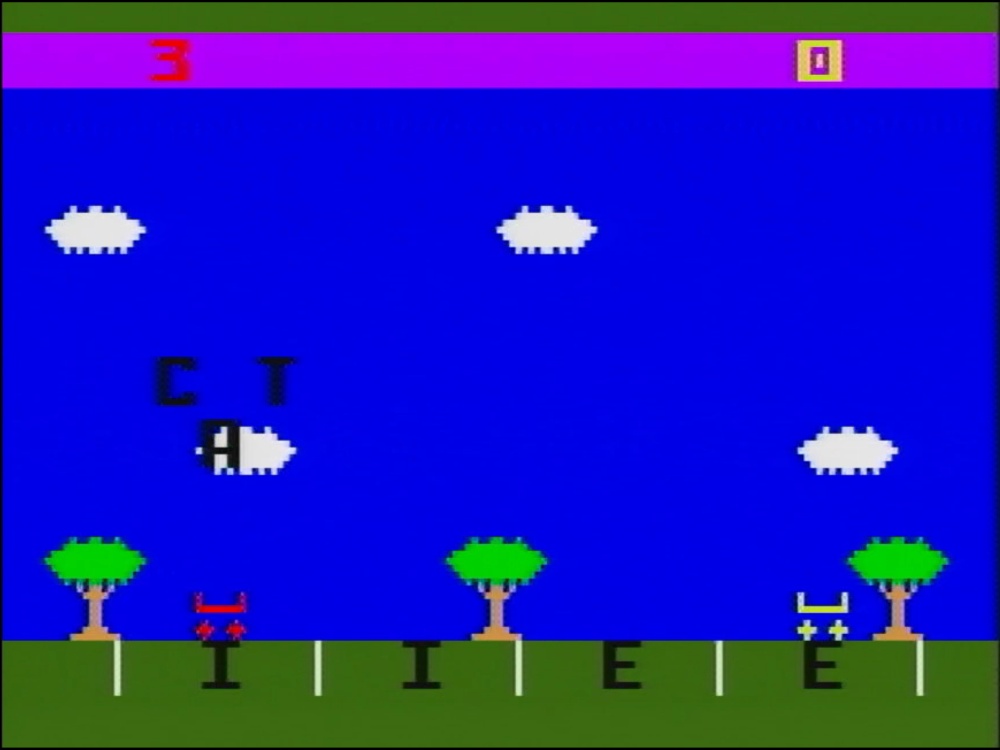 Gameplay of The Electric Company Word Fun for Intellivision